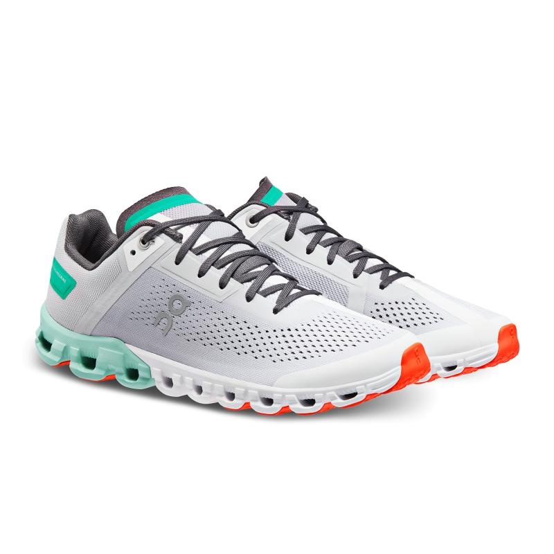 QC Cloudflow Women's Road Running Shoes Glacier | Creek Grey | 08793-UMOP