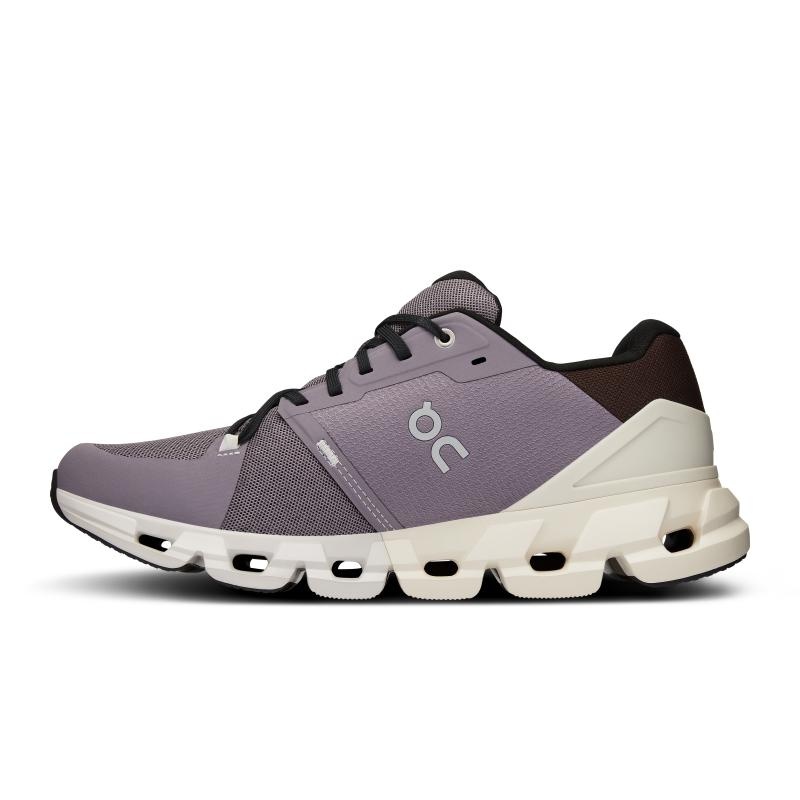 QC Cloudflyer 4 Men's Road Running Shoes Shark | Pearl Purple | 87569-SHGT