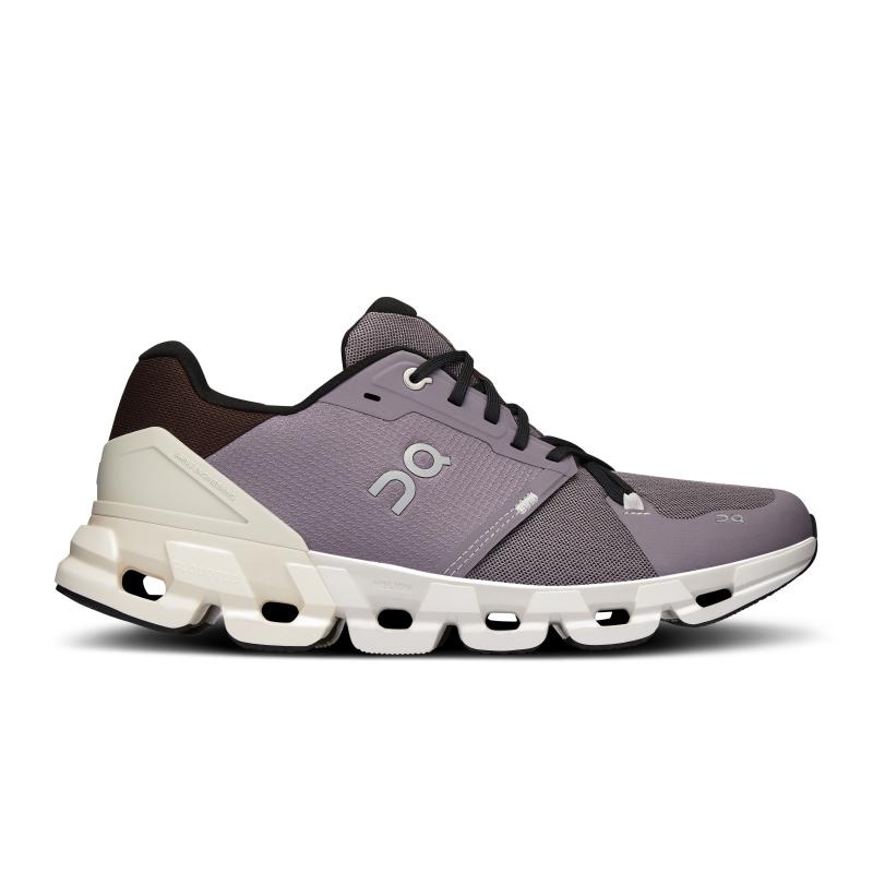 QC Cloudflyer 4 Men\'s Road Running Shoes Shark | Pearl Purple | 87569-SHGT