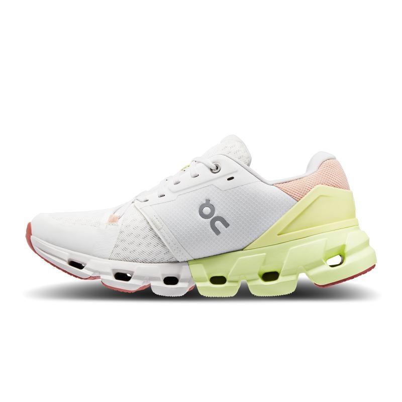 QC Cloudflyer 4 Women's Road Running Shoes White | Hay | 05246-LJNO