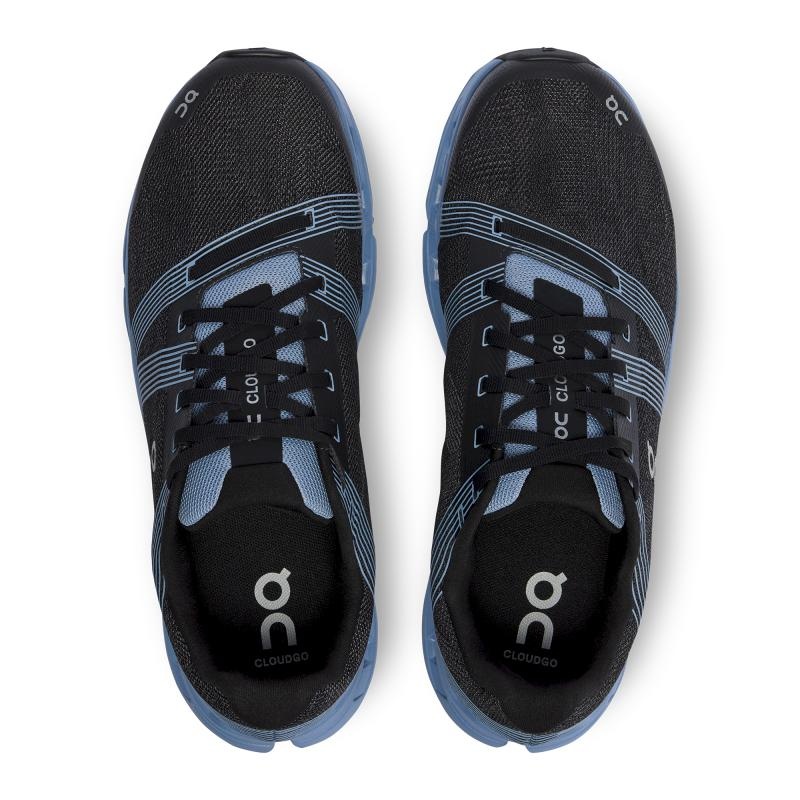 QC Cloudgo Men's Road Running Shoes Black | Shale | 76398-NDBE