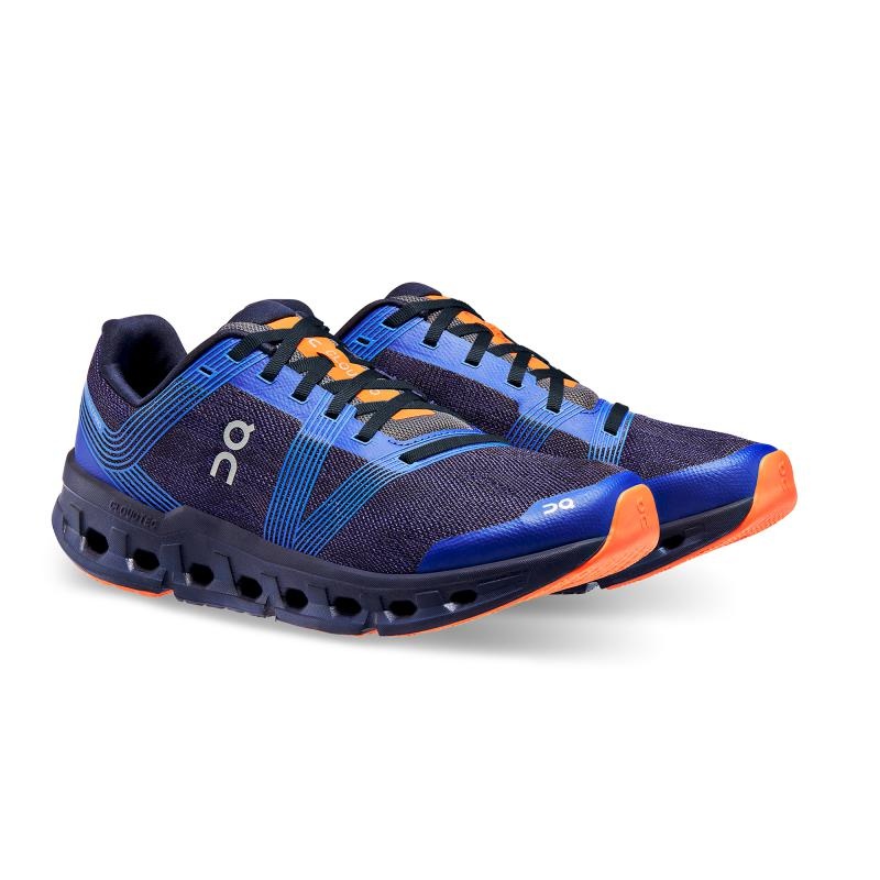 QC Cloudgo Men's Road Running Shoes Indigo | Ink Blue | 74592-IQOM