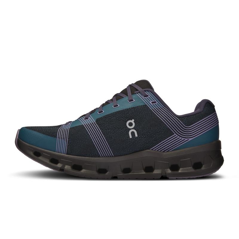 QC Cloudgo Men's Road Running Shoes Storm | Magnet Black | 20897-ADCI