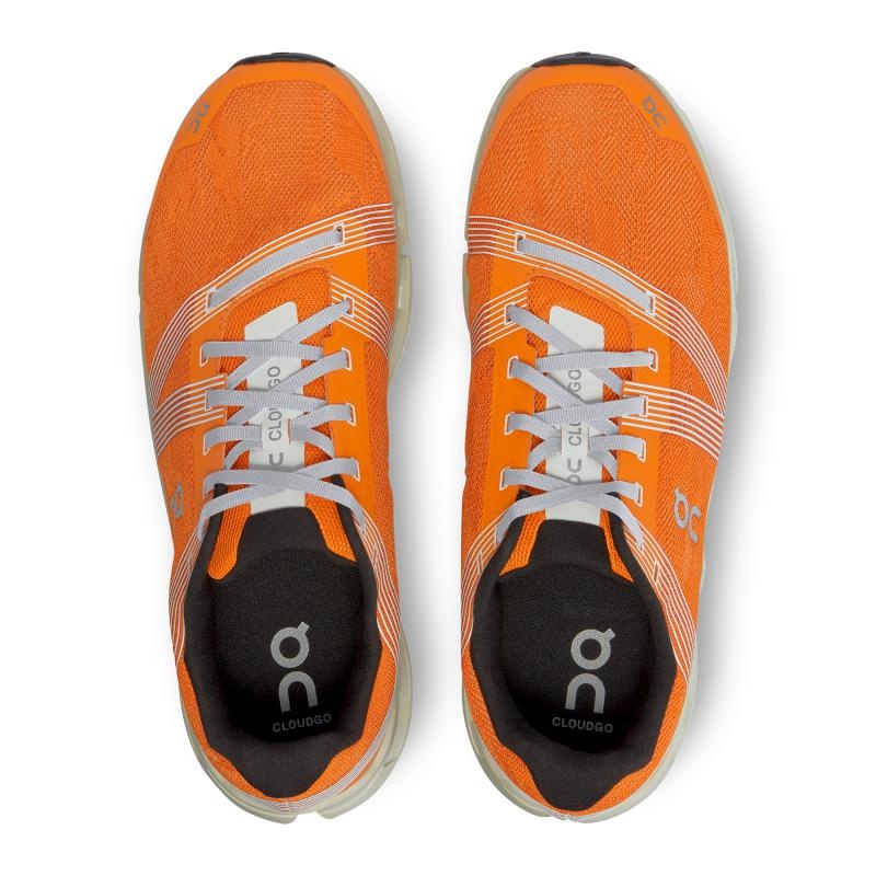 QC Cloudgo Men's Road Running Shoes Turmeric | Aloe Orange | 29507-MJRS