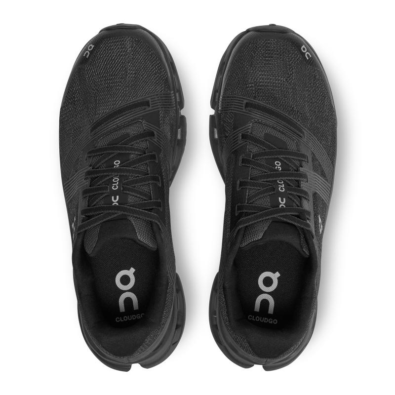 QC Cloudgo Wide Men's Road Running Shoes Black | Eclipse | 53721-LKCO