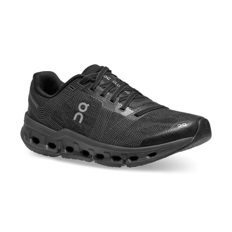 QC Cloudgo Wide Men's Road Running Shoes Black | Eclipse | 53721-LKCO