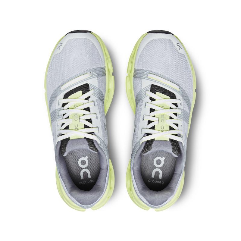 QC Cloudgo Wide Women's Road Running Shoes Frost | Hay Grey | 82137-AZTY