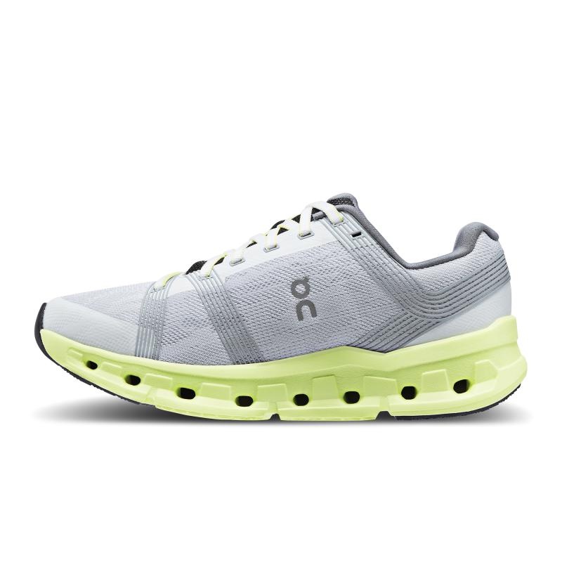 QC Cloudgo Wide Women's Road Running Shoes Frost | Hay Grey | 82137-AZTY