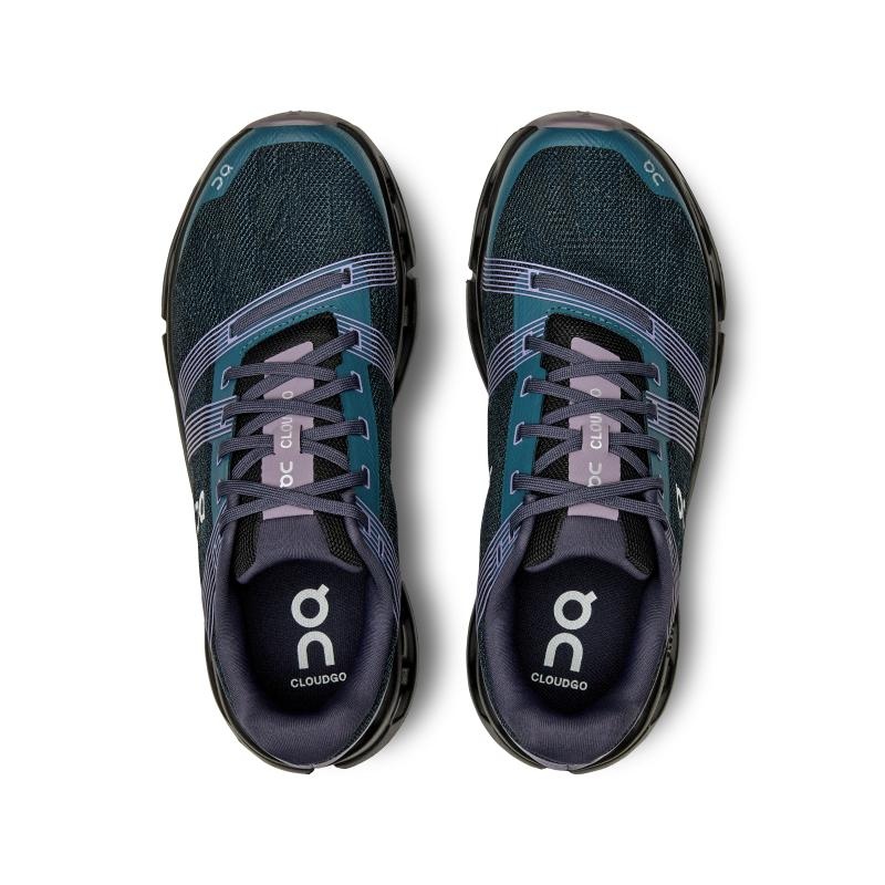 QC Cloudgo Women's Road Running Shoes Storm | Magnet Black | 45120-WBVK