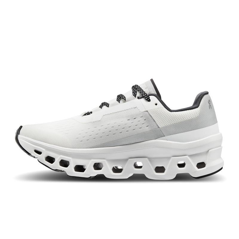 QC Cloudmonster Women's Road Running Shoes Undyed-White | White | 26380-UISZ