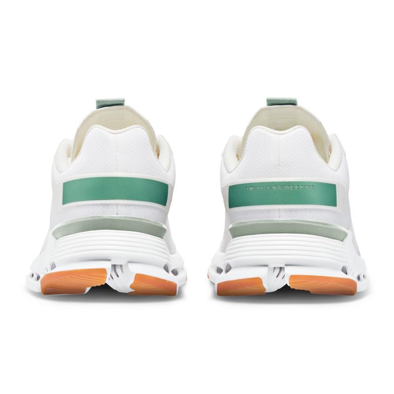 QC Cloudnova Form Men's Lifestyle Shoes White | Green | 02481-IWYA