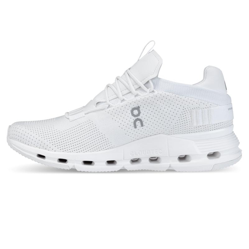 QC Cloudnova Men's Sneakers All White | 97516-RPDS