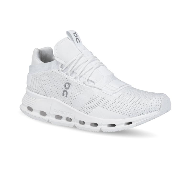 QC Cloudnova Men's Sneakers All White | 97516-RPDS