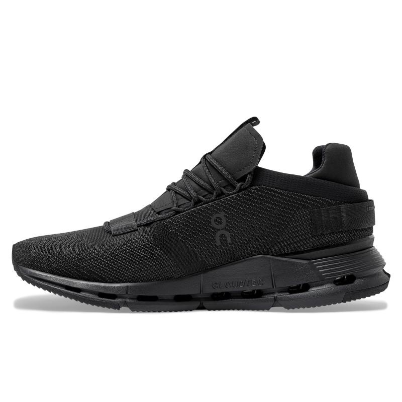 QC Cloudnova Men's Sneakers Black | Eclipse | 18706-OSAY