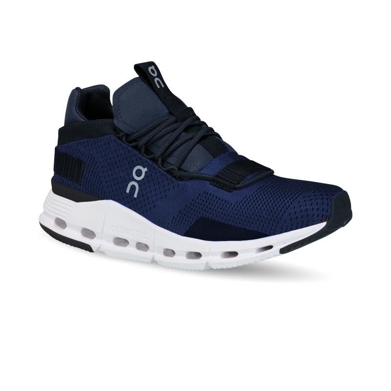 QC Cloudnova Women's Sneakers Navy | White | 10975-KFIG