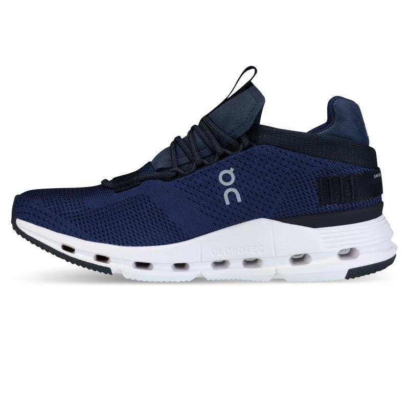 QC Cloudnova Women's Travel Shoes Navy | White | 58376-JOQG