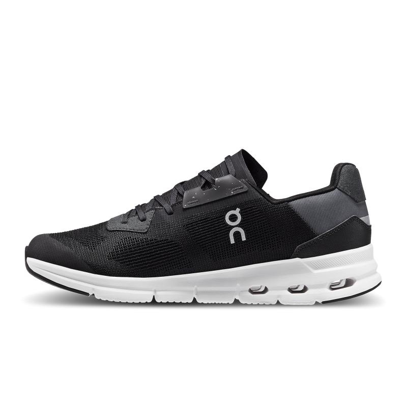 QC Cloudrift Men's Lifestyle Shoes Black | White | 74261-UTWX