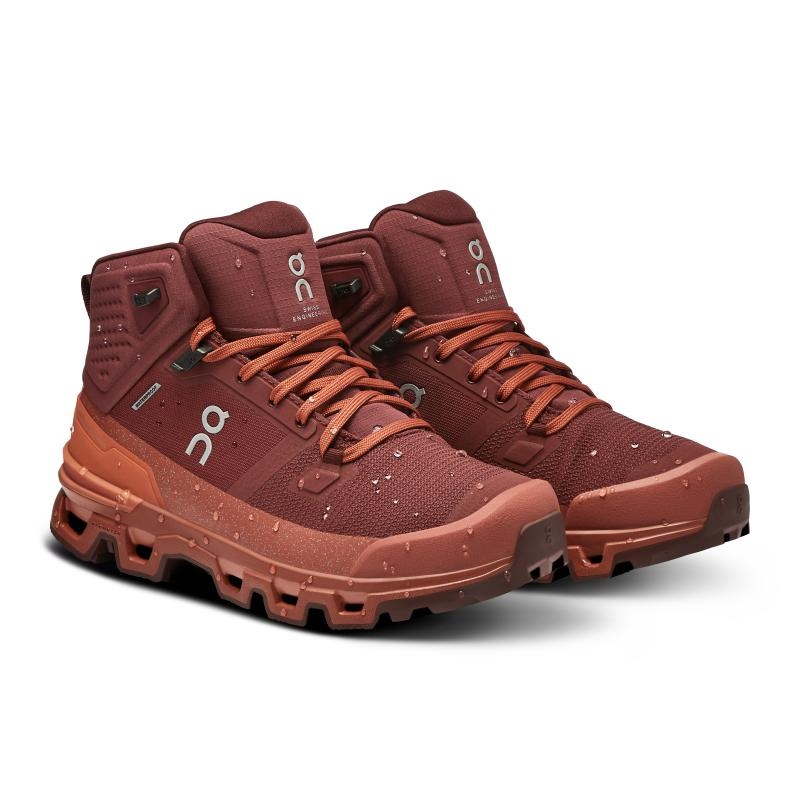 QC Cloudrock 2 Waterproof Women's Hiking Boots Beet | Auburn Burgundy | 79830-ISBD