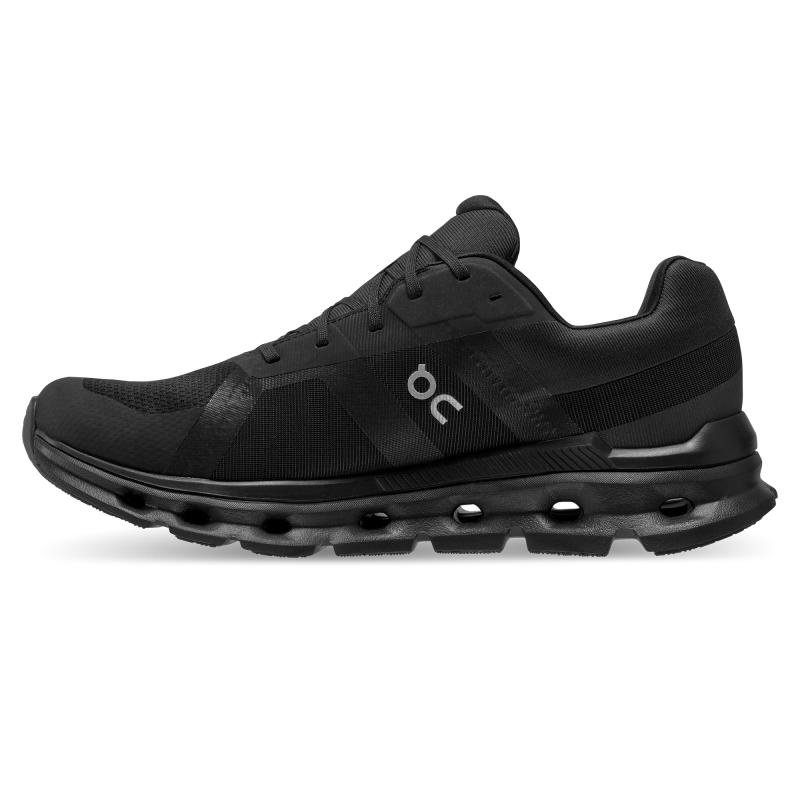 QC Cloudrunner Waterproof Men's Road Running Shoes Black | 61079-OZCG