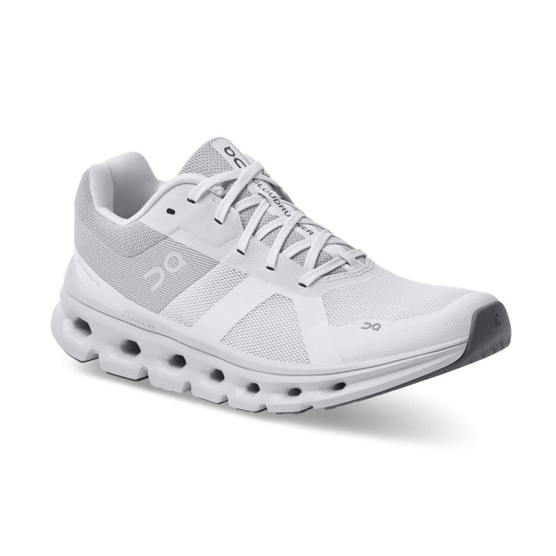 QC Cloudrunner Women's Road Running Shoes White | Frost | 20847-GXCA