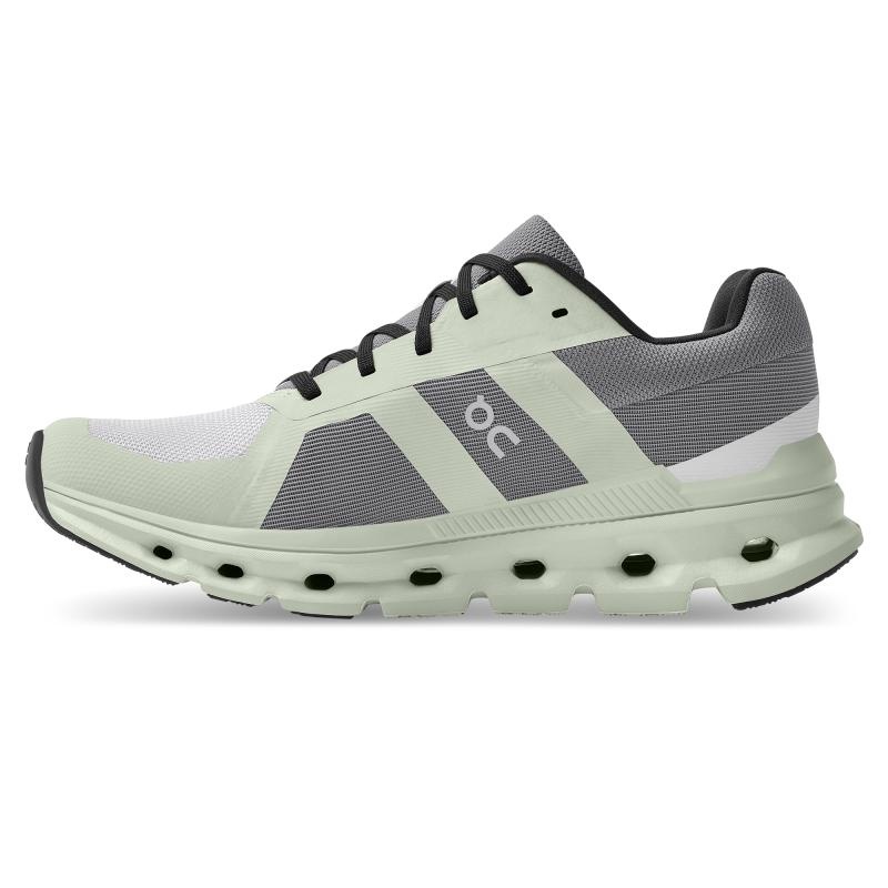 QC Cloudrunner Women's Road Running Shoes Frost | Aloe Grey | 97485-OXCZ