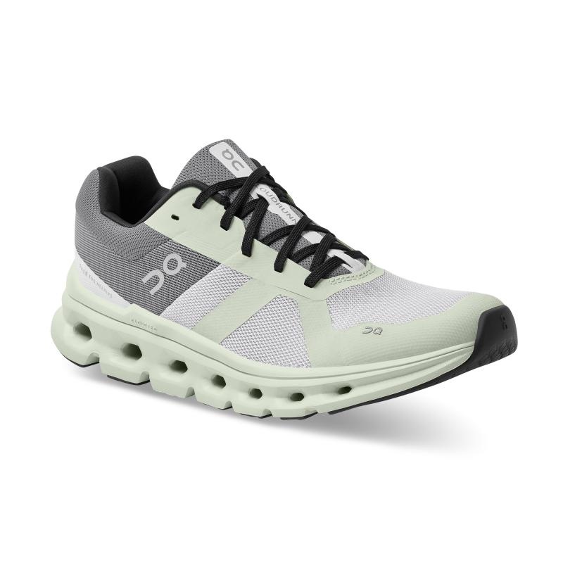 QC Cloudrunner Women's Road Running Shoes Frost | Aloe Grey | 97485-OXCZ