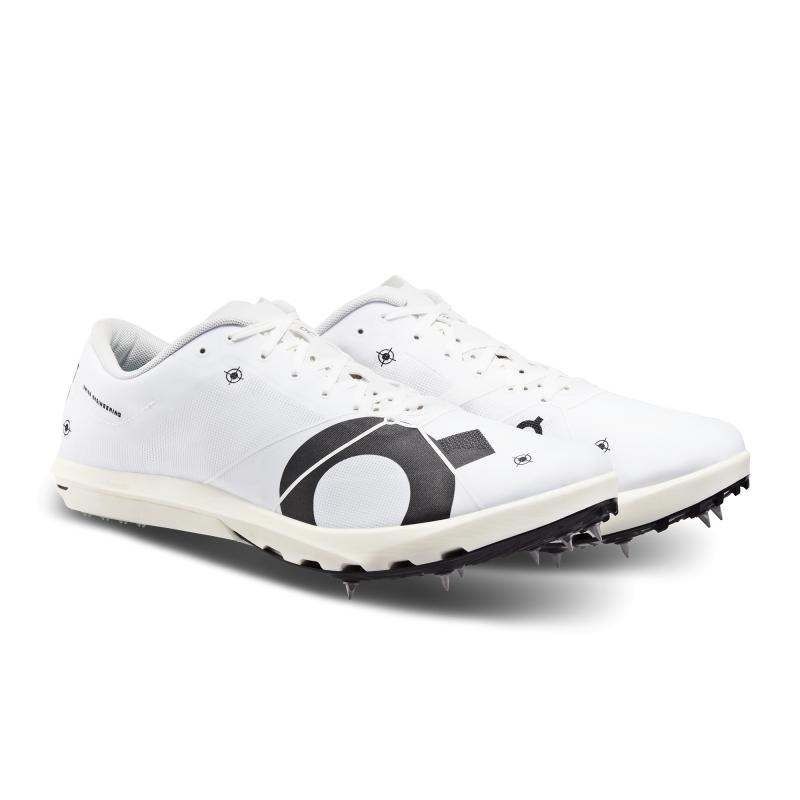 QC Cloudspike 10000m Men's Track Shoes Undyed-White | Mint | 97802-AWTP