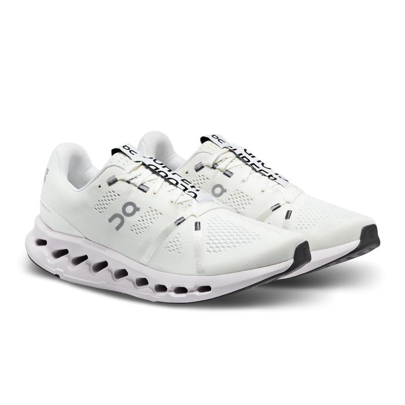 QC Cloudsurfer Men's Road Running Shoes White | Frost | 48523-KWVD