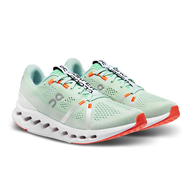 QC Cloudsurfer Women's Road Running Shoes Creek | White | 92834-RIZC