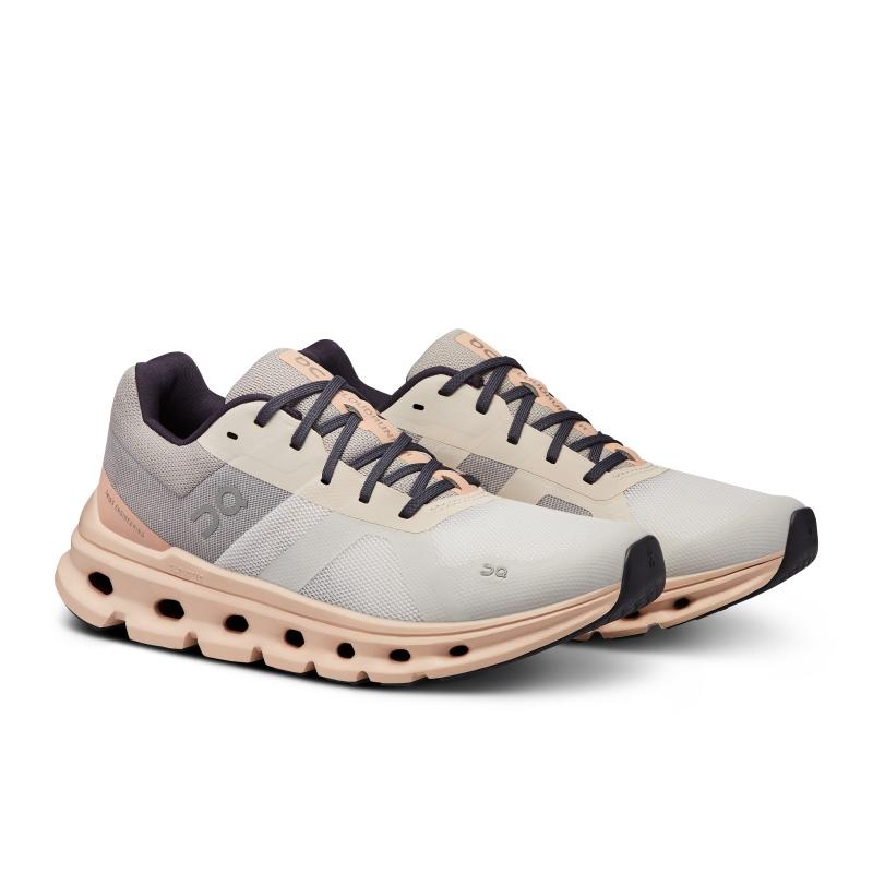 QC Cloudsurfer Women's Road Running Shoes Frost | Fade Coral | 83542-VDPR