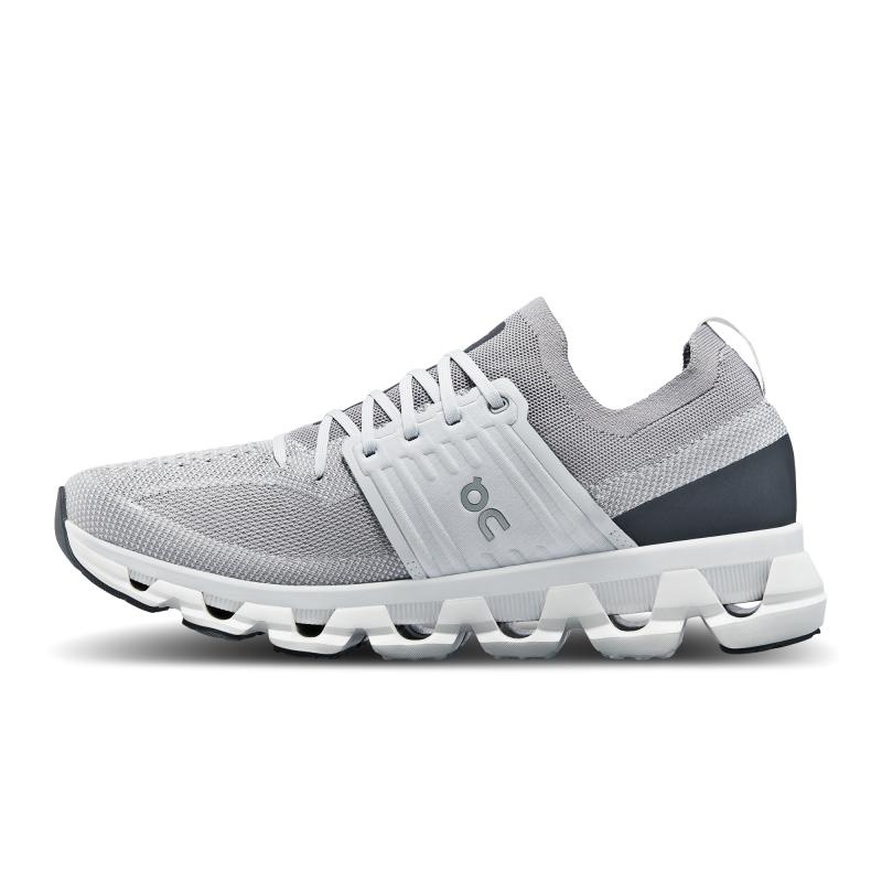 QC Cloudswift 3 Men's Road Running Shoes Alloy | Glacier Grey | 94817-SKQH