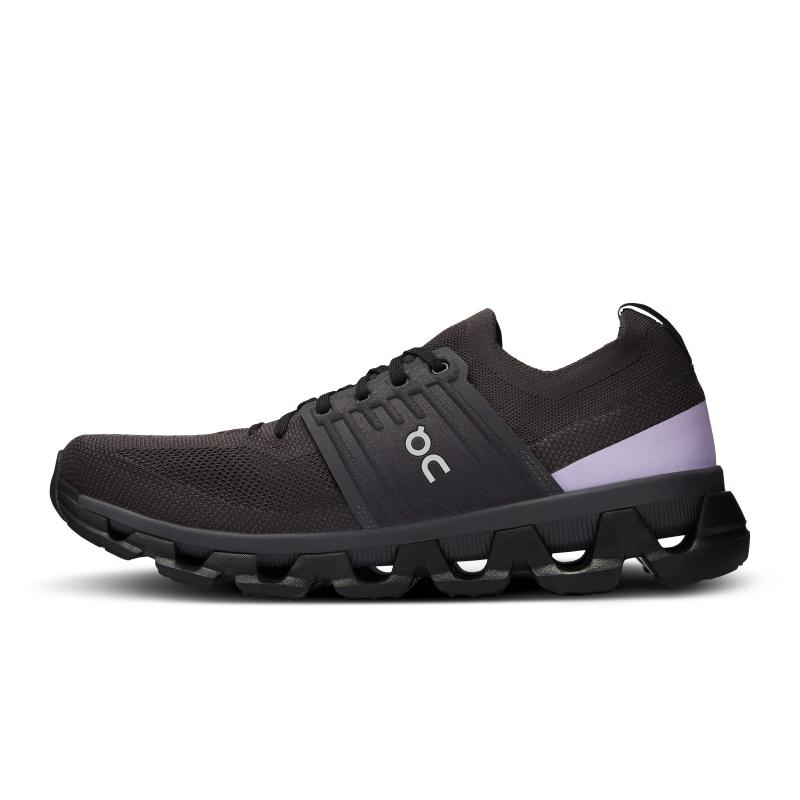 QC Cloudswift 3 Men's Road Running Shoes Magnet | Wisteria Black | 52973-XWMV