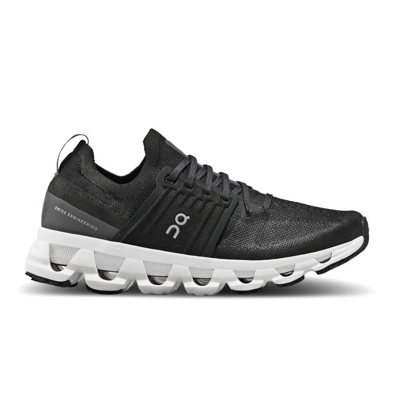 QC Cloudswift 3 Women\'s Road Running Shoes All Black | 91462-GQVY