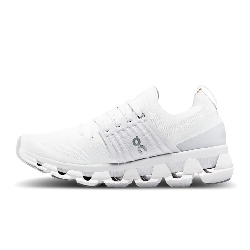 QC Cloudswift 3 Women's Road Running Shoes White | Frost | 59420-AXPJ