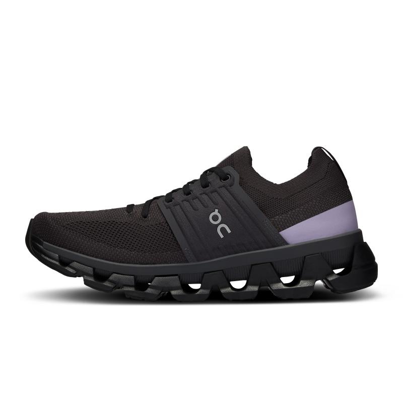 QC Cloudswift 3 Women's Road Running Shoes Magnet | Wisteria Black | 93048-HNOW