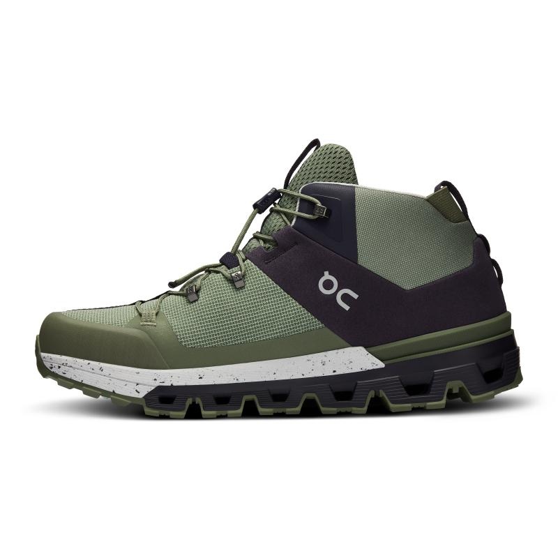 QC Cloudtrax Men's Hiking Boots Midnight | Glacier Green | 05962-WZDV