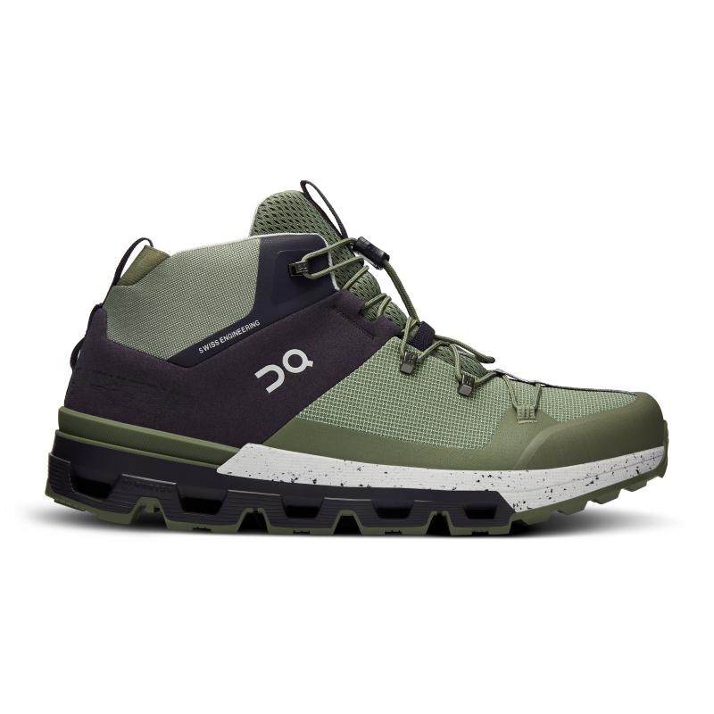 QC Cloudtrax Men\'s Hiking Boots Midnight | Glacier Green | 05962-WZDV