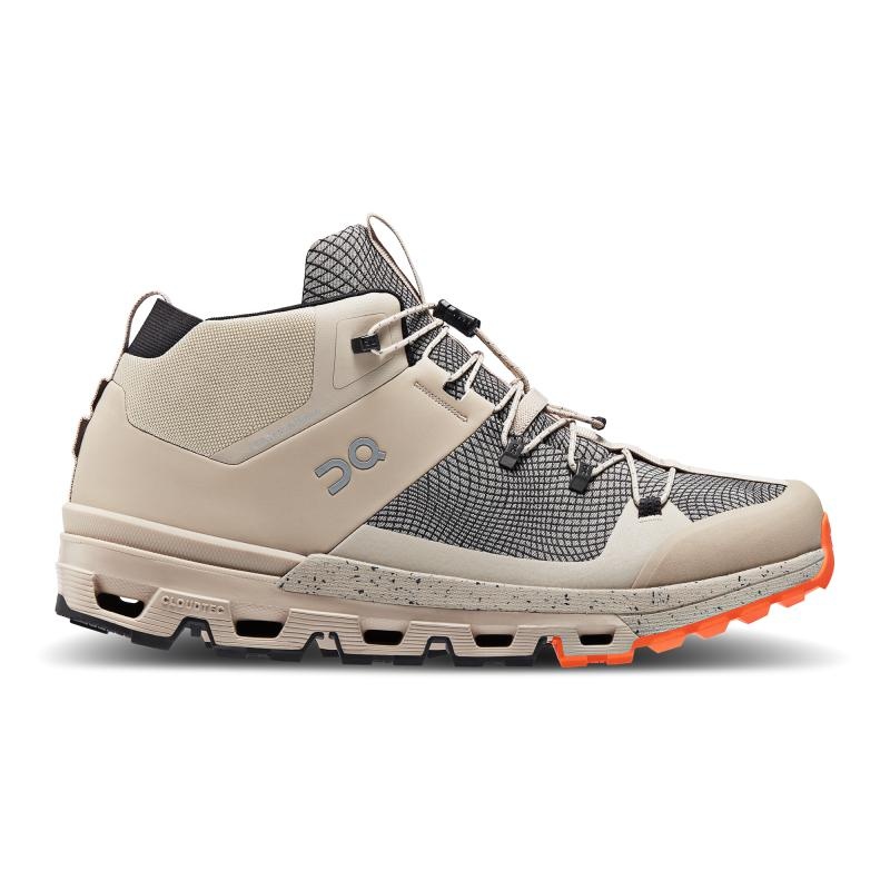 QC Cloudtrax Sensa Men\'s Hiking Shoes Sand | Flame Grey | 83659-LVSI