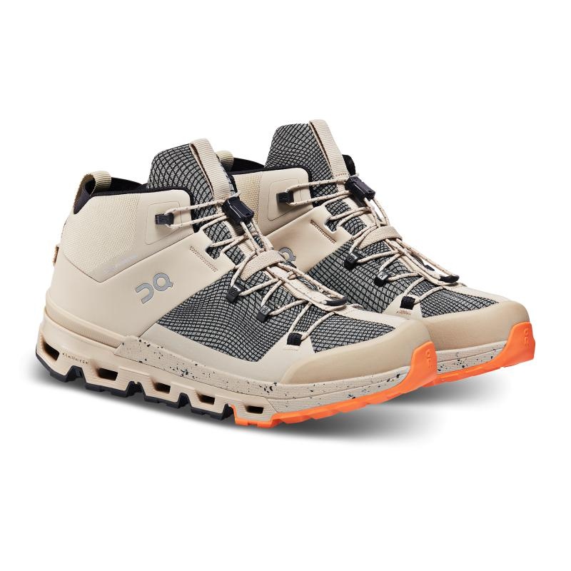 QC Cloudtrax Sensa Women's Hiking Shoes Sand | Flame Grey | 78602-VEFZ