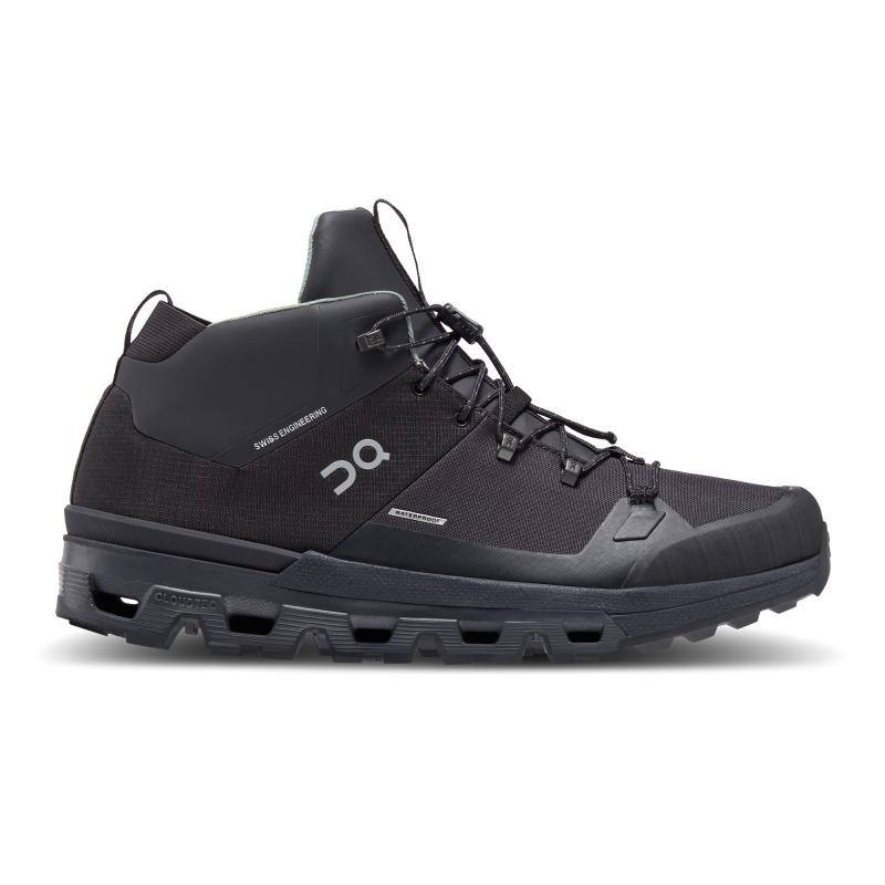 QC Cloudtrax Waterproof Men\'s Hiking Boots Black | 06475-SHMU