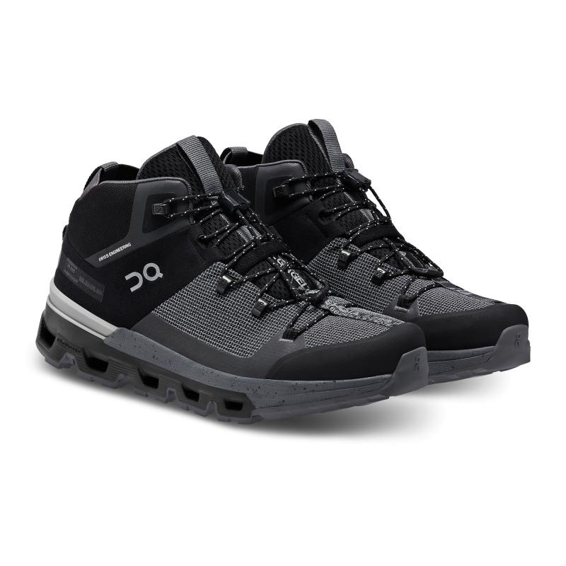 QC Cloudtrax Women's Hiking Boots Black | Rock | 03487-IRSD