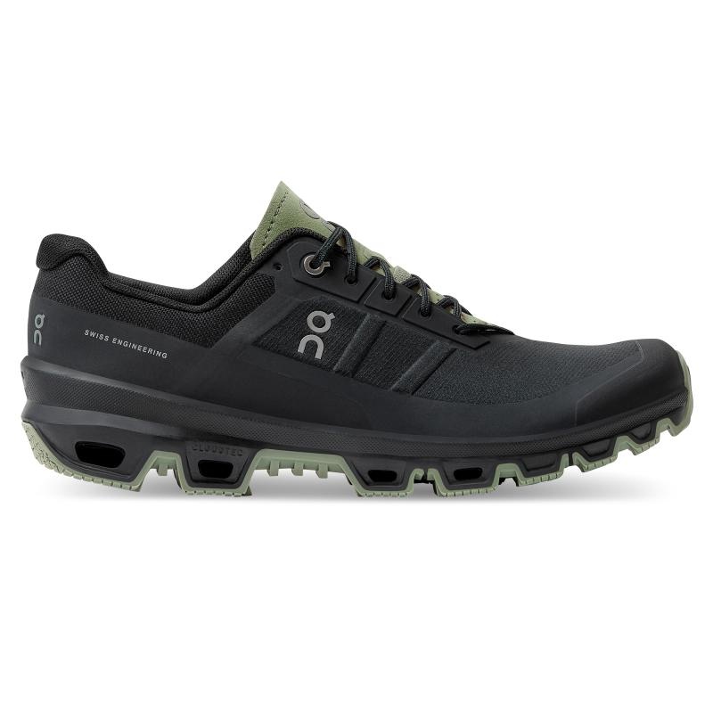 QC Cloudventure Men\'s Hiking Shoes Black | Reseda | 80495-TMLN