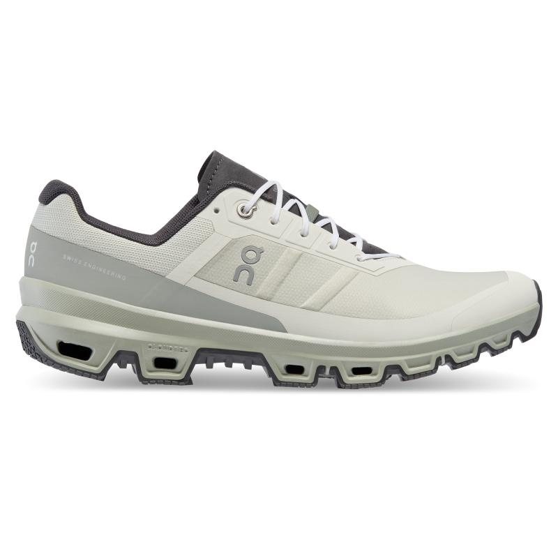 QC Cloudventure Men\'s Hiking Shoes Ice | Kelp Grey | 72681-WGME