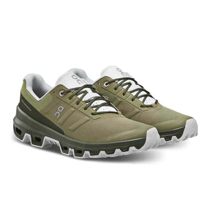 QC Cloudventure Men's Trail Running Shoes Olive | Fir | 18276-EWTJ