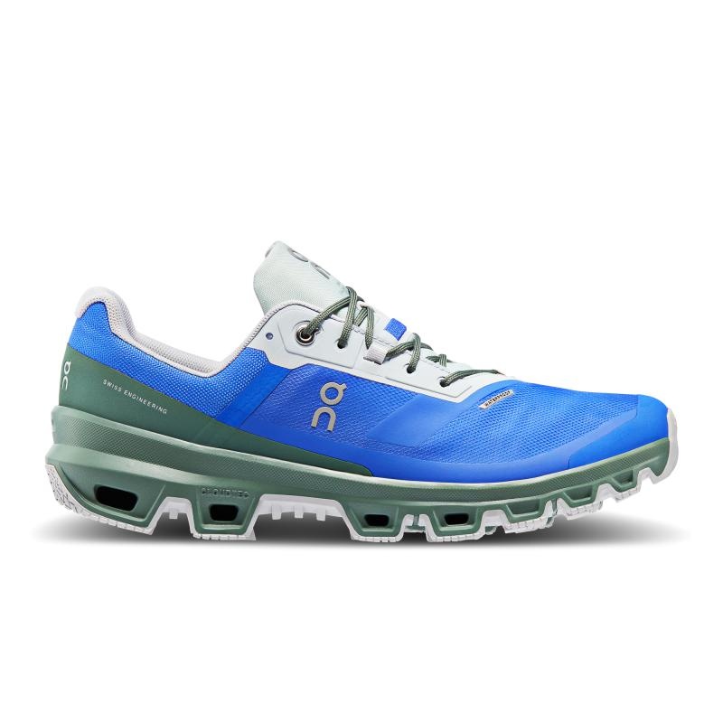 QC Cloudventure Men\'s Trail Running Shoes Cobalt | Ivy Blue | 85314-ELAS