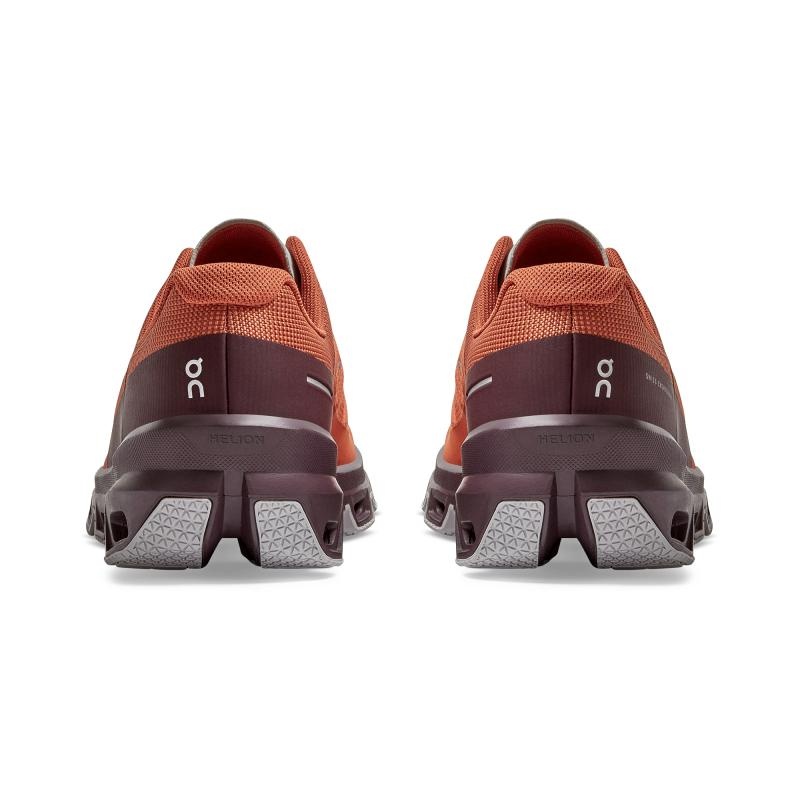 QC Cloudventure Men's Trail Running Shoes Flare | Mulberry Orange | 07532-JNIG