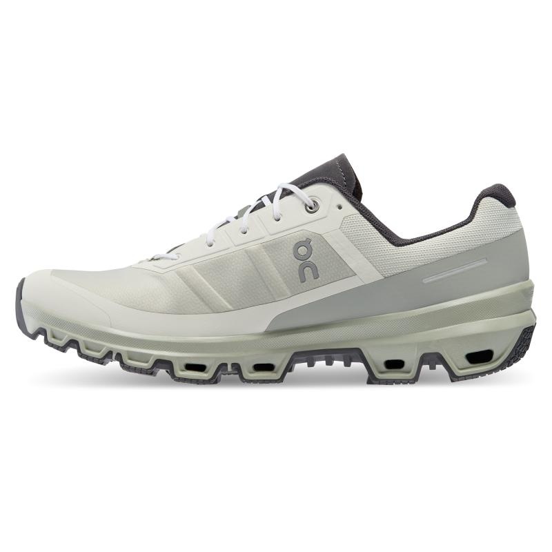 QC Cloudventure Men's Trail Running Shoes Ice | Kelp Grey | 67018-MEOI