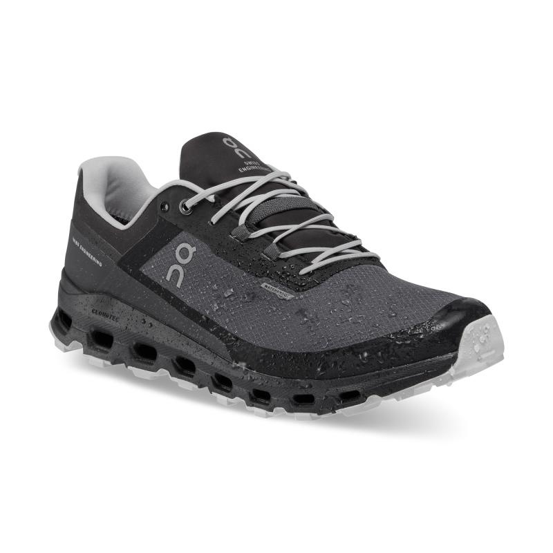 QC Cloudvista Waterproof Men's Trail Running Shoes Eclipse | Black | 46391-XSON