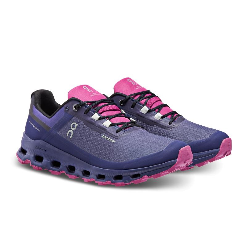 QC Cloudvista Waterproof Women's Hiking Shoes Flint | Acai Purple | 19027-EDVU