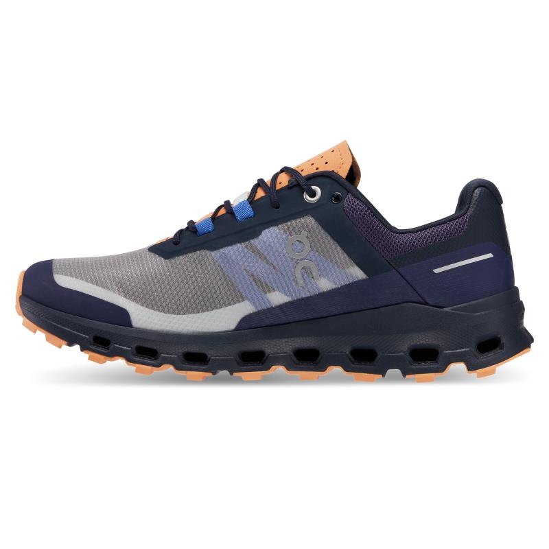 QC Cloudvista Women's Trail Running Shoes Midnight | Copper Grey | 93714-ERYV